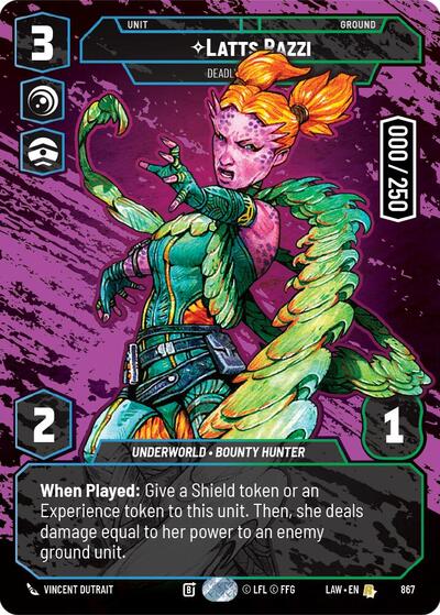 Latts Razzi - Deadly Whipmaster  (Serialized)