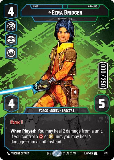 Ezra Bridger - Spectre Six  (Serialized)