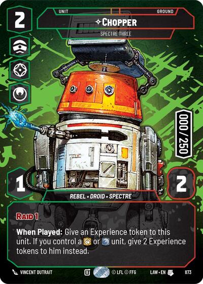 Chopper - Spectre Three  (Serialized)