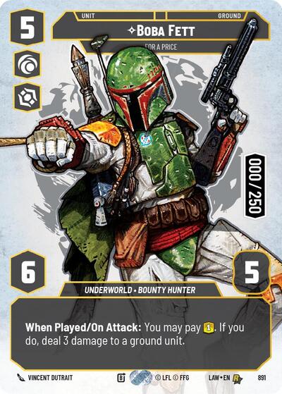 Boba Fett - For a Price  (Serialized)