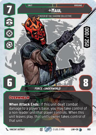 Maul - Master of the Shadow Collective  (Serialized)