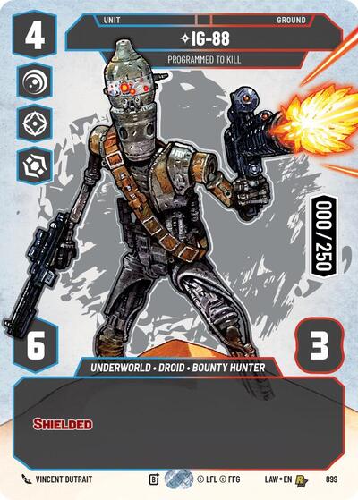 IG-88 - Programmed to Kill  (Serialized)