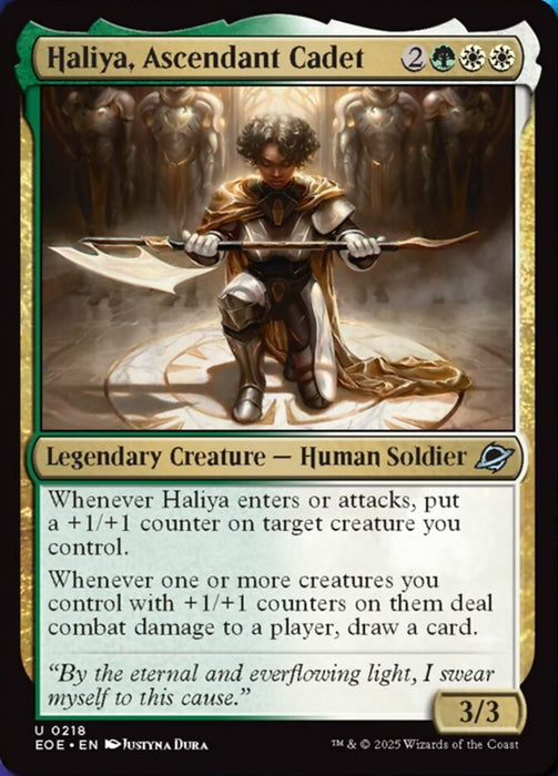 Haliya, Ascendant Cadet - Legendary