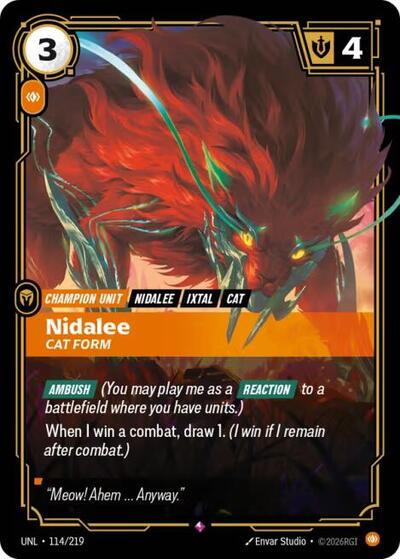 Nidalee - Cat Form - Foil