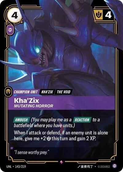 Kha'Zix - Mutating Horror - Foil