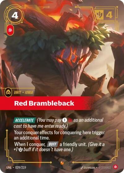 Red Brambleback - Foil