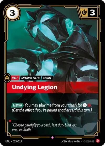 Undying Legion - Foil