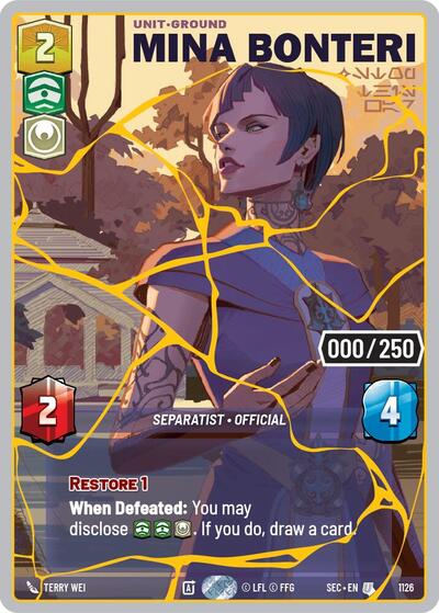 Mina Bonteri - Stop This War  (Gold) (Serialized)