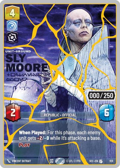 Sly Moore - Witness to Power  (Gold) (Serialized)
