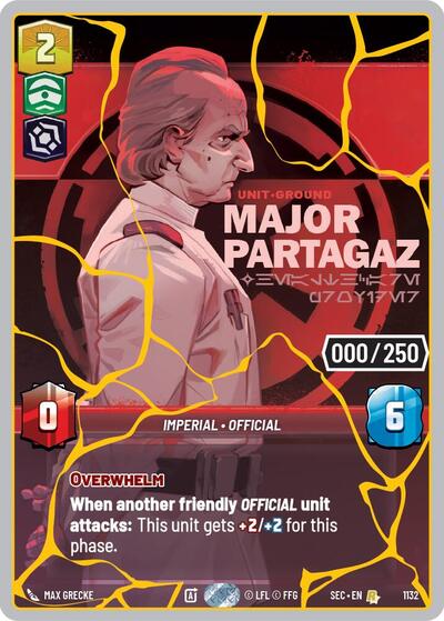 Major Partagaz - Healthcare Provider  (Gold) (Serialized)