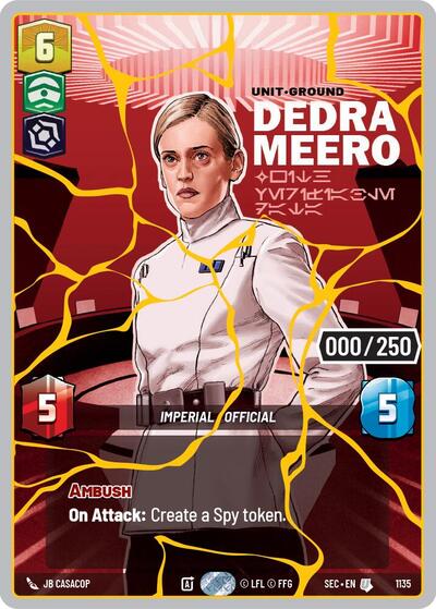 Dedra Meero - With Verifiable Data  (Gold) (Serialized)