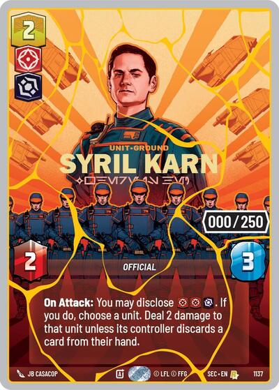 Syril Karn - Where Is He?  (Gold) (Serialized)