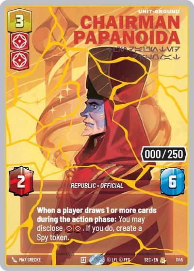 Chairman Papanoida - Undaunted Diplomat  (Gold) (Serialized)