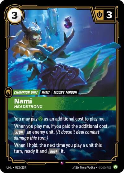 Nami - Headstrong - Foil