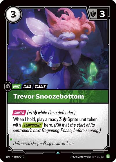 Trevor Snoozebottom - Foil