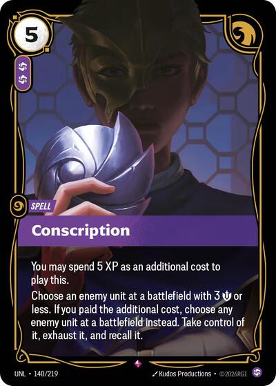Conscription - Foil