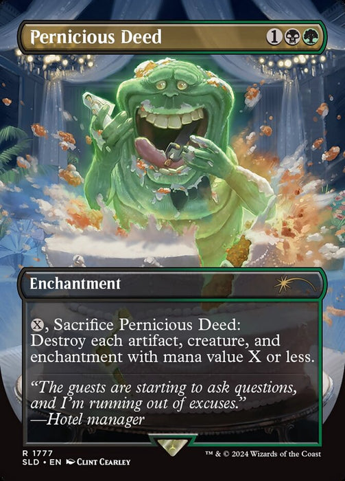 Pernicious Deed - Borderless - Full Art (Foil)