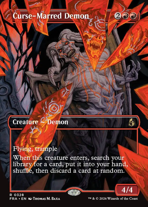 Curse-Marred Demon - Borderless - Full Art
