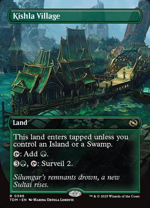 Kishla Village - Borderless - Full Art - Inverted (Foil)