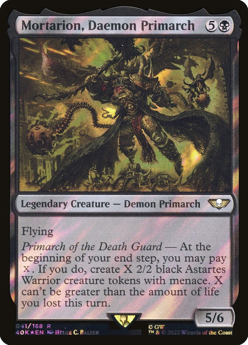 Mortarion, Daemon Primarch - Legendary - Surge Foil (Foil)