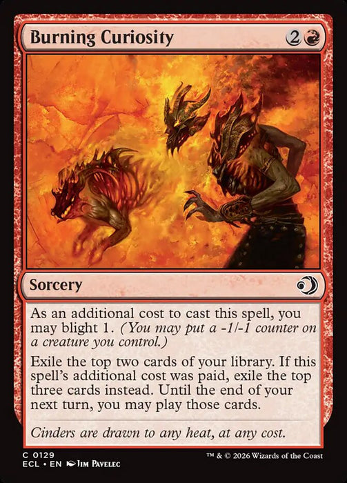 Burning Curiosity (Foil)