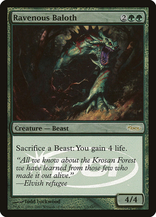 Ravenous Baloth (Foil)