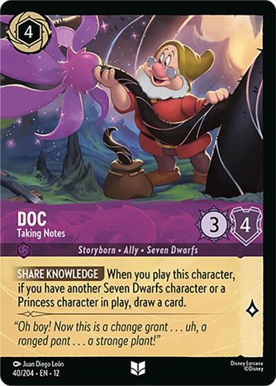 Doc - Taking Notes (Foil) - Foil