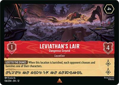 Leviathan's Lair - Dangerous Ground - Foil