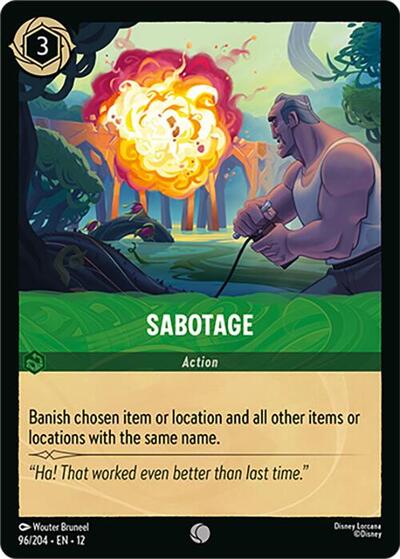 Sabotage - Foil
