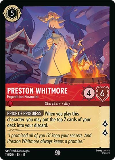 Preston Whitmore - Expedition Financier - Foil