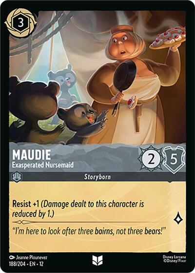 Maudie - Exasperated Nursemaid - Foil