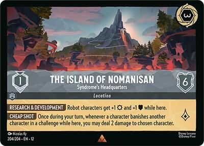 The Island of Nomanisan - Syndrome's Headquarters - Foil