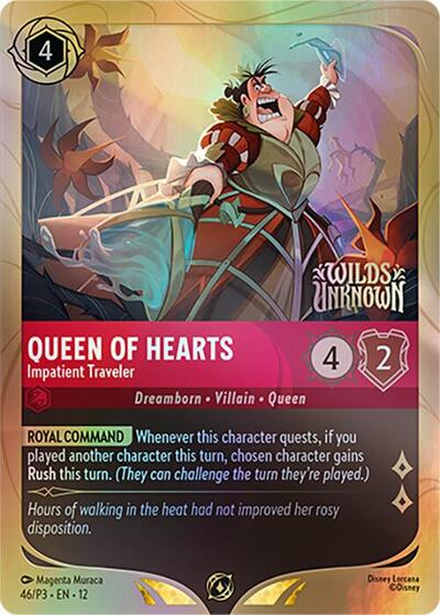Queen of Hearts - Impatient Traveler - Foil
