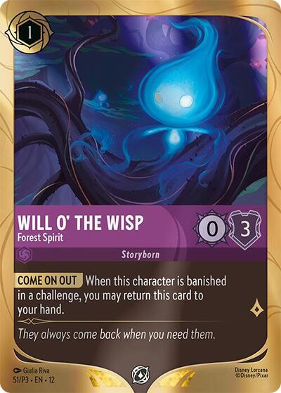 Will o' the Wisp - Forest Spirit - Foil