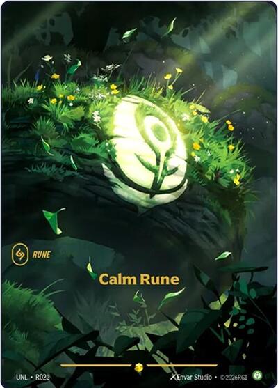 Calm Rune (R02a) - Foil