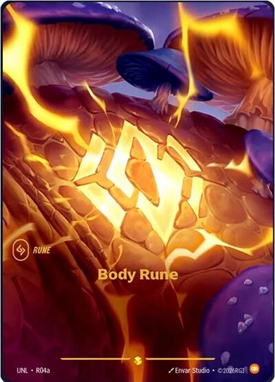 Body Rune (R04a) - Foil