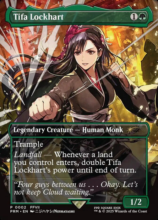 Tifa Lockhart - Borderless - Full Art - Inverted - Legendary