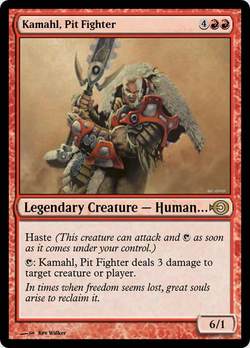 Kamahl, Pit Fighter (Foil)
