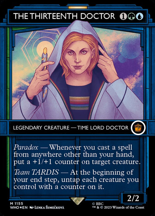 The Thirteenth Doctor - Borderless - Inverted - Legendary - Showcase - Surge Foil (Foil)