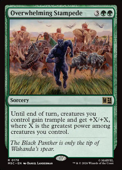 Overwhelming Stampede - Surge Foil