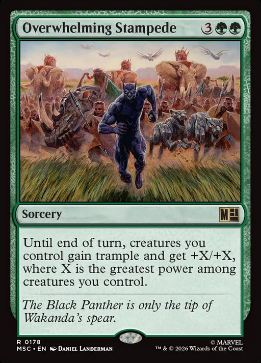 Overwhelming Stampede - Surge Foil