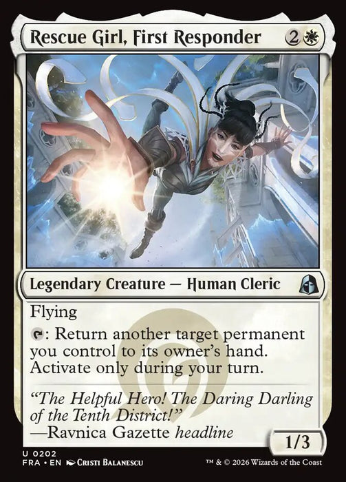 Rescue Girl, First Responder (Foil)