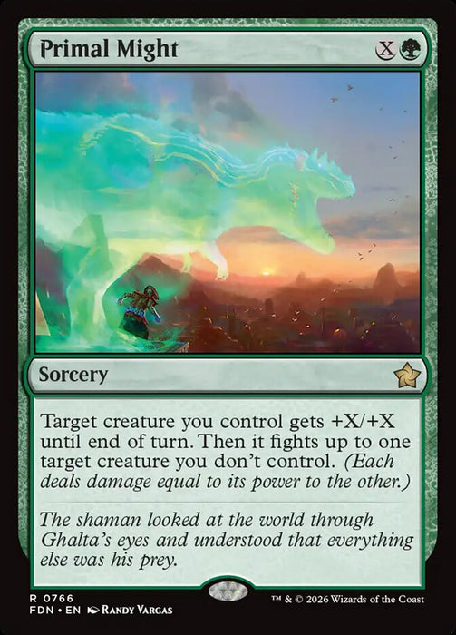 Primal Might (Foil)