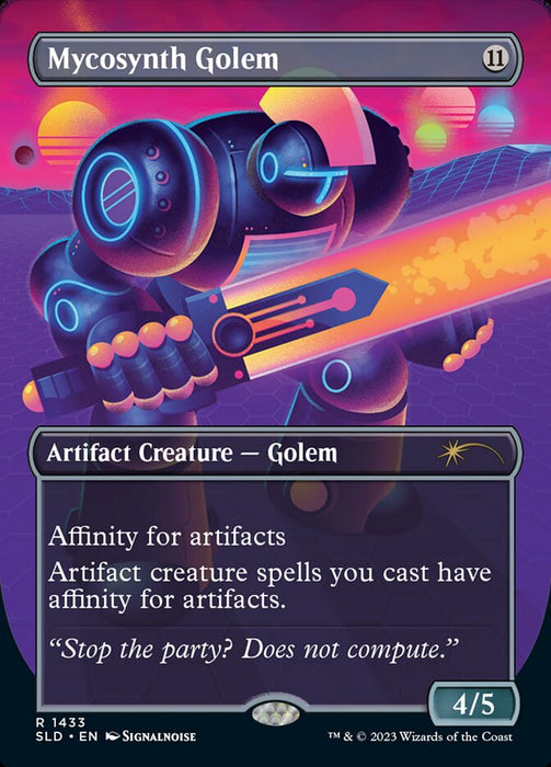 Mycosynth Golem - Borderless - Full Art - Inverted