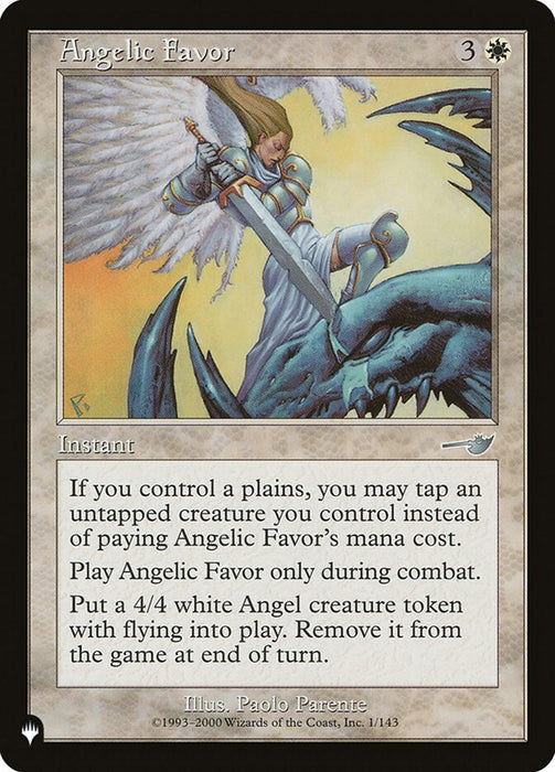 Angelic Favor - Retro Frame