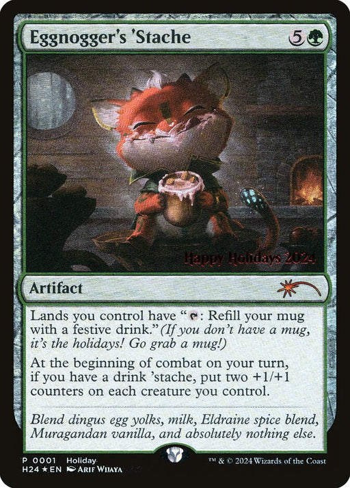 Eggnogger's 'Stache (Foil)
