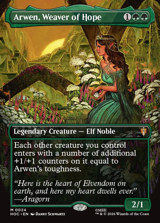Arwen, Weaver of Hope - Borderless (Foil)