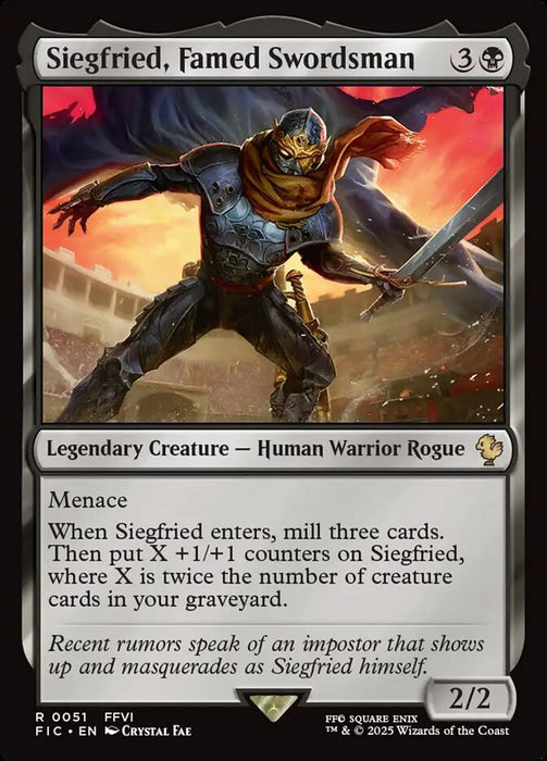 Siegfried, Famed Swordsman - Legendary - Surge Foil