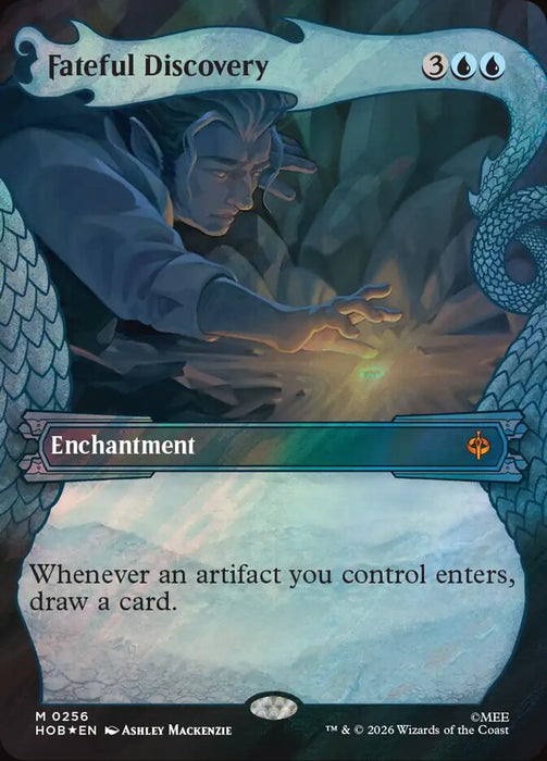 Fateful Discovery - Borderless - Showcase - Surge Foil (Foil)