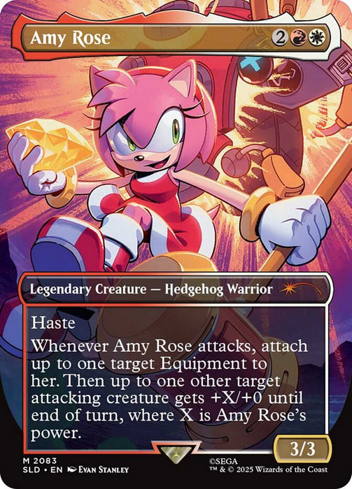 Amy Rose - Borderless - Full Art - Legendary - Inverted (Foil)